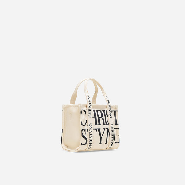 Tokyo Micro Print Tote Bag | Christy Ng International Pte. Ltd.