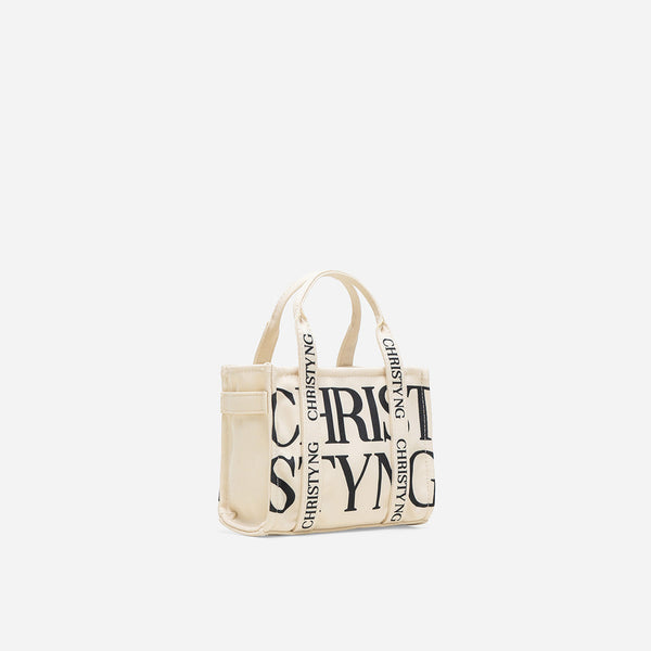 Tokyo Micro Print Tote Bag | Christy Ng International Pte. Ltd.