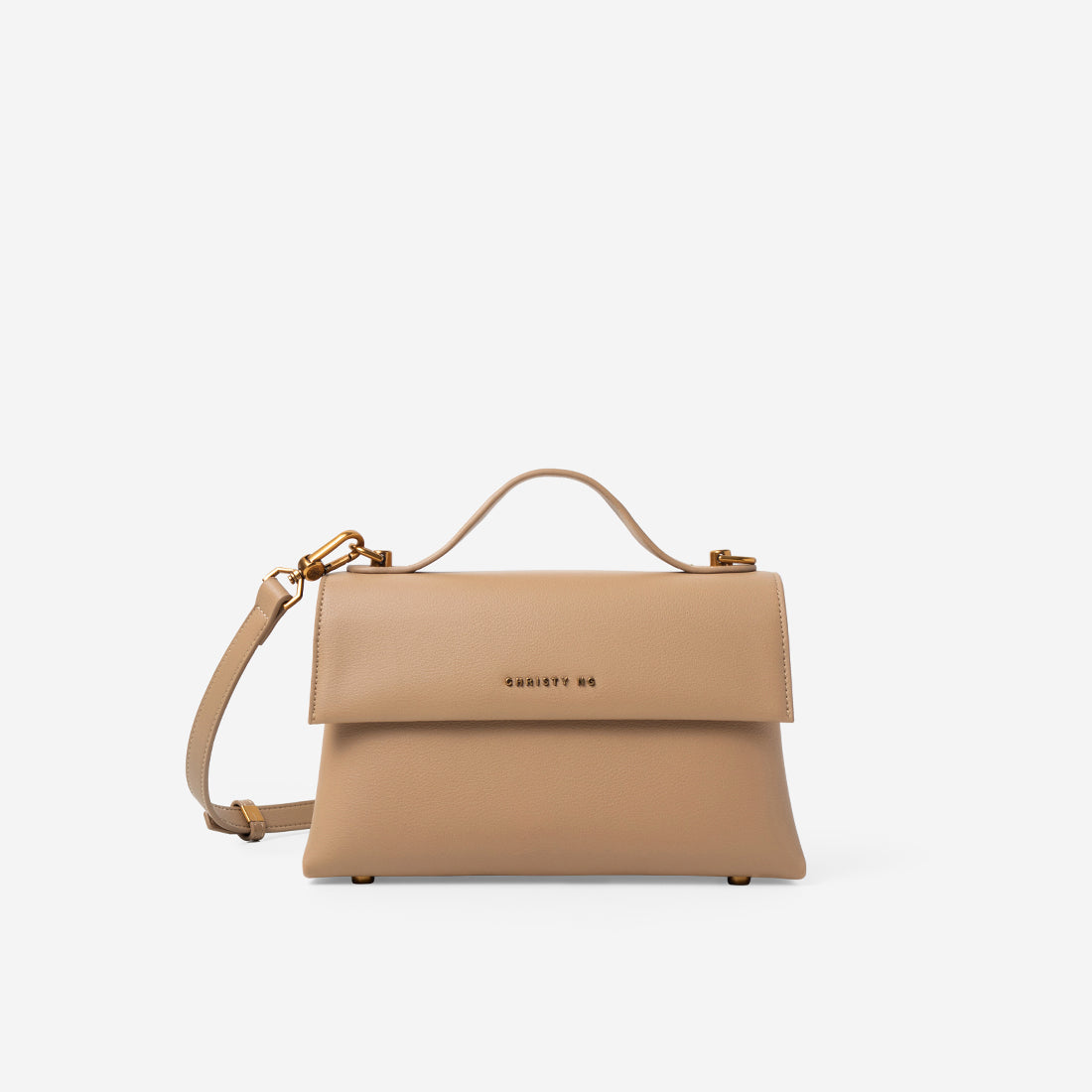 Kira レザーハンドバッグ ベージュ Kira レザーハンドバッグ ベージュ Kira Handbag | Christy Ng