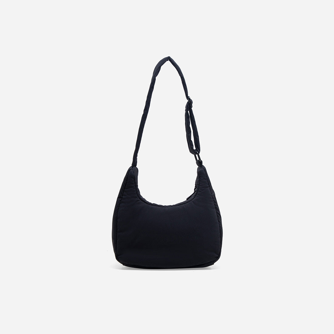 [KWANI]Cross Body Slouchy Hobo Bag Night Black★日本ミイプハ Cross Body Slouchy Hobo Bag Night Black - 감도 깊은 취향