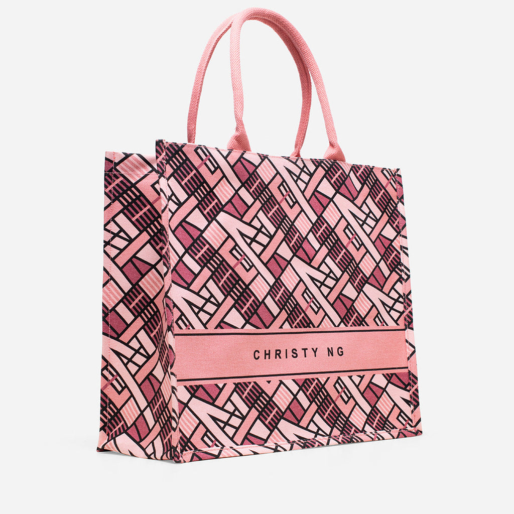 Monogram Tote Bag by Christy Ng, Women's Fashion, Bags & Wallets