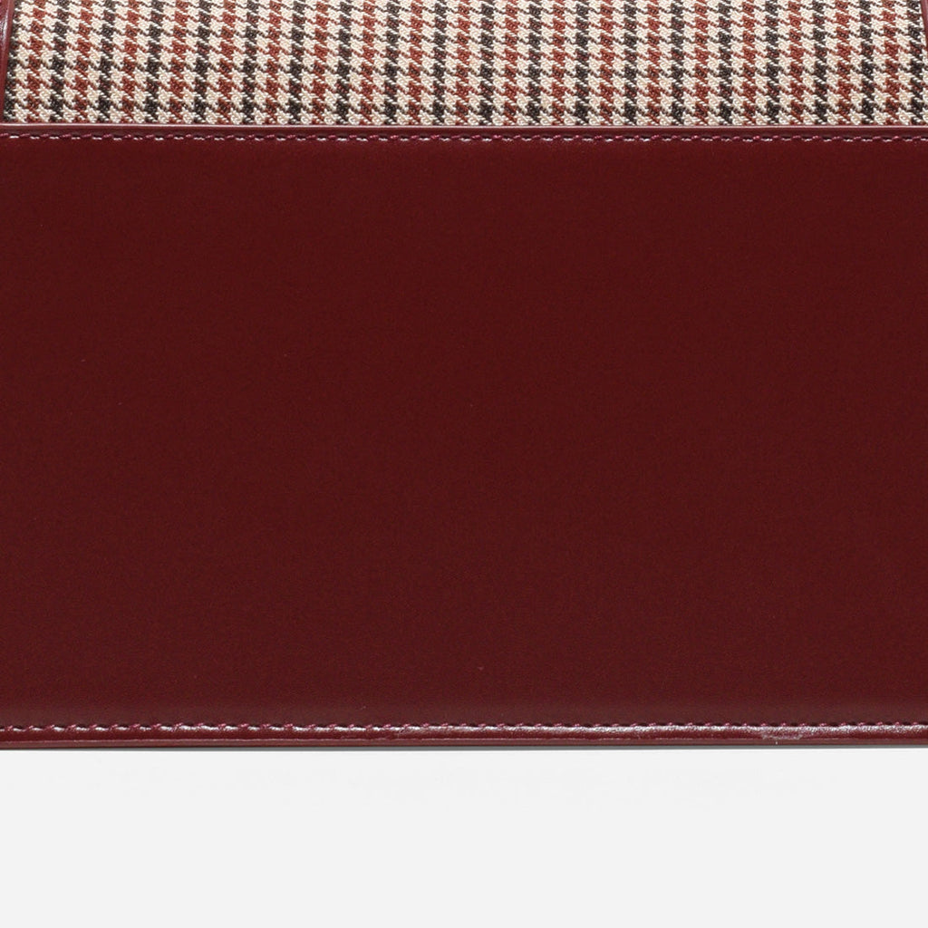 Checker Burgundy-text